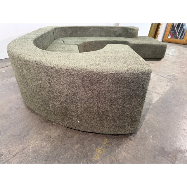 “Lara” Modular Curved Sofa, Italy, 1970s For Sale - Image 15 of 16