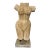 1970s Monumental 25” Cycladic Style Carved Stone Torso Sculpture on Brutalist Concrete Base For Sale