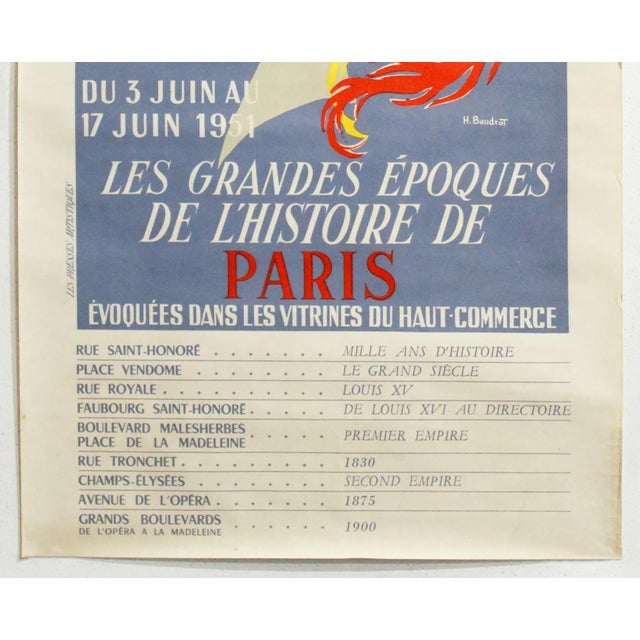 Date : 1951 Size : 16.5 x 25.5 inches Artist : H. Baudtot About the poster : This striking 1951 poster by H. Baudrat was...