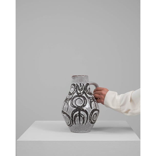 Ceramic 20th Century German Ceramic Pitcher For Sale - Image 7 of 18
