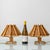 Vintage French Riviera Rattan Table Lamps in the style of Louis Sognot, 1960s, Set of 2 For Sale - Image 3 of 12