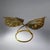 Brass 1970s Carlo Giorgi for Bottega Gadda 'Rabarbaro' Two-Leaf Table Lamp For Sale - Image 8 of 18