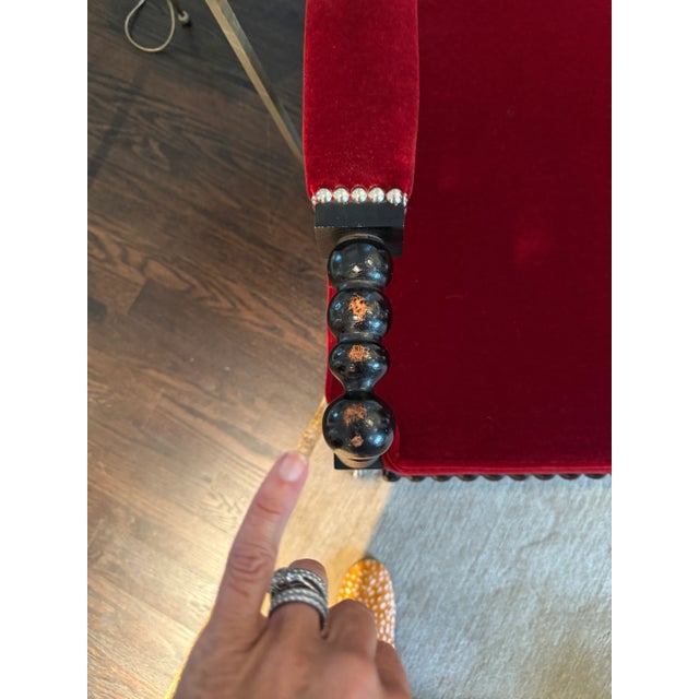 English Ralph Lauren New Bohemian Spindle Chair For Sale - Image 3 of 12