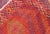 Mid 20th Century Hand Woven Vintage Turkish Embroidered Kilim Rug in Vivid Colors of Purple and Orange For Sale - Image 12 of 13