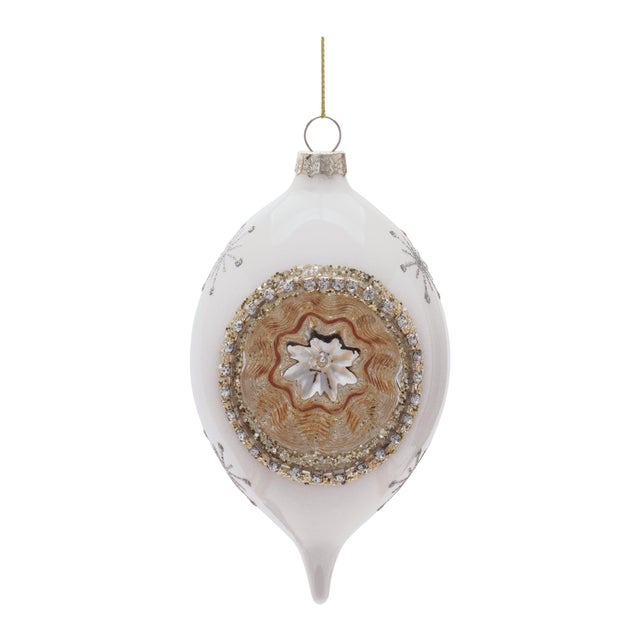 Contemporary Glass Reflector Ornament Set of 6 For Sale - Image 3 of 5