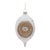 Contemporary Glass Reflector Ornament Set of 6 For Sale - Image 3 of 5