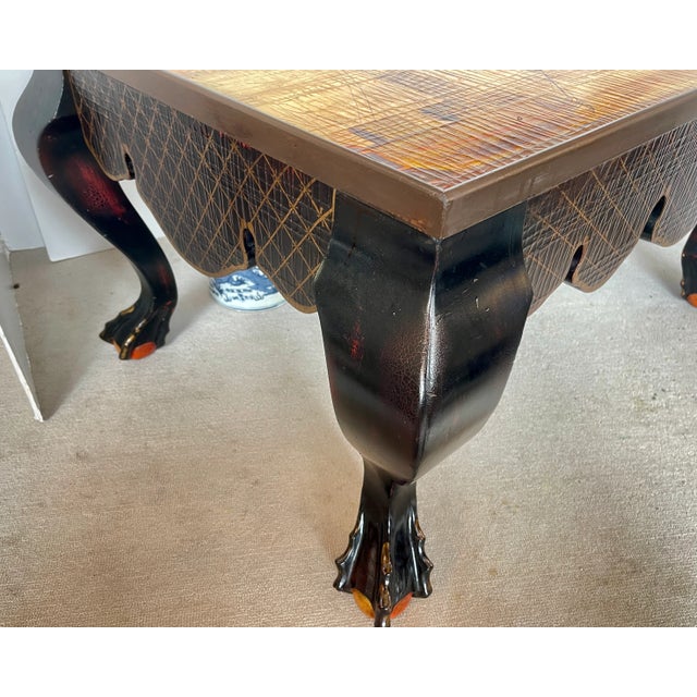 Chinoiserie Coffee Table, Ball & Claw Feet For Sale In West Palm - Image 6 of 15