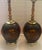 1940s Vintage Phoenix Consolidated Light Co Amber 24” Set of Patriotic Lamps Rare - a Pair For Sale - Image 5 of 18