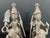 Late 20th Century Pair of African Tribal Art Benin Bronze Warrior Figures on Horseback For Sale - Image 5 of 16