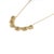 VR Jewels Contemporary 2.98ct Emerald Cut Green Sapphire Diamond 14k Gold Link Chain Necklace For Sale - Image 4 of 15
