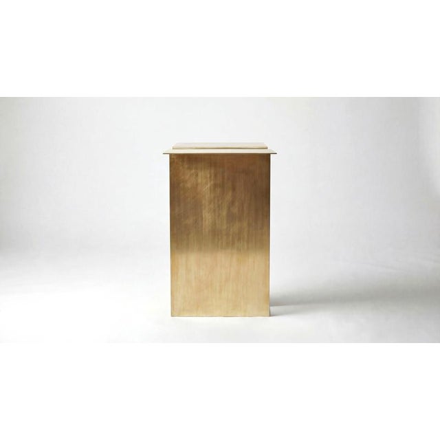 Not Yet Made - Made To Order Balance Side Table in Brass by Auste Ost For Sale - Image 5 of 13