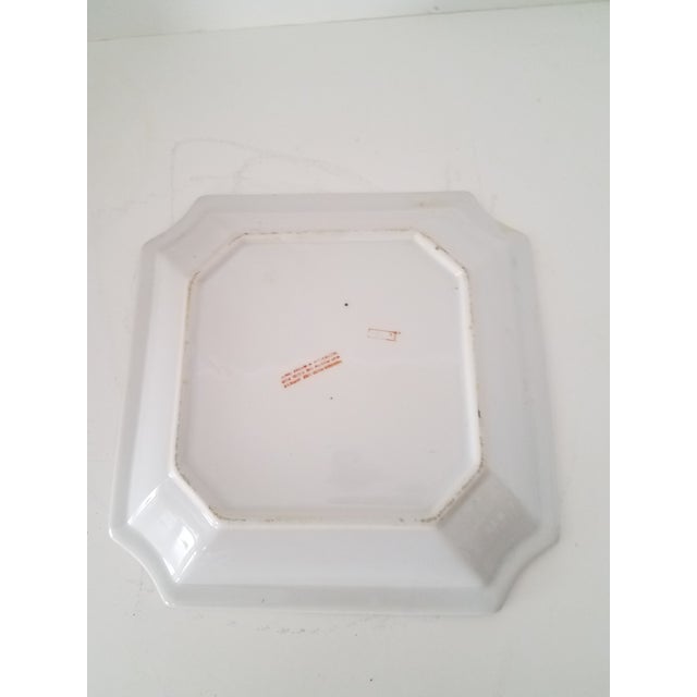 Vintage Porcelain Chinoiserie English Hunt Dresser Dish For Sale - Image 4 of 6