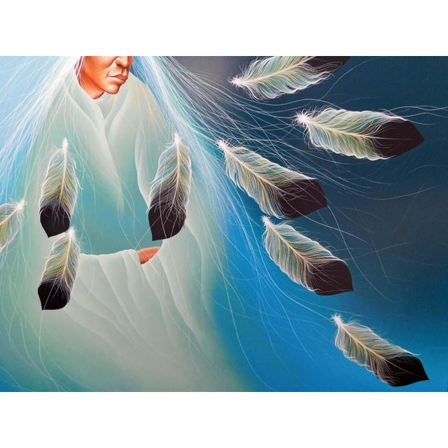 Frank Howell "A Blue Sea Rising" 1994 Original Serigraph Hand Signed For Sale In Denver - Image 6 of 8