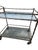 Vintage Faux Bamboo Italian Tea Bar Cart Bronze Server Console Maison Style For Sale - Image 4 of 18