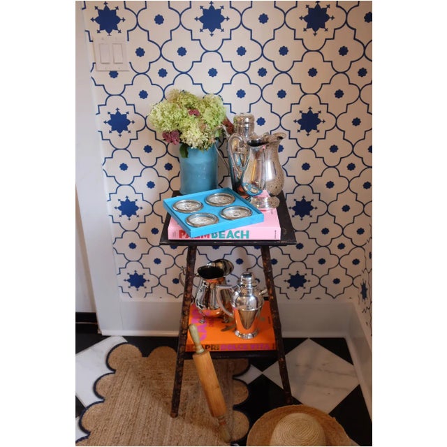 Lovely set of 4 vintage Birks coasters/ashtrays. Silver plate and glass. In original box. So beautiful and refined. The...