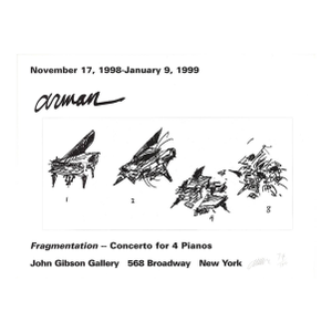 Pierre Fernandez Arman Fragmentation, 1999 - Signed