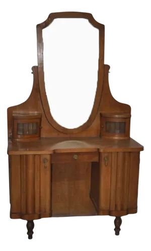 Mid-Century Wooden Dressing Table, 1940s