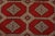 Bokhara Jaldar Rug 8’2” X 10’6” Red Wool Tribal Hand-Knotted Oriental Carpet For Sale - Image 9 of 14