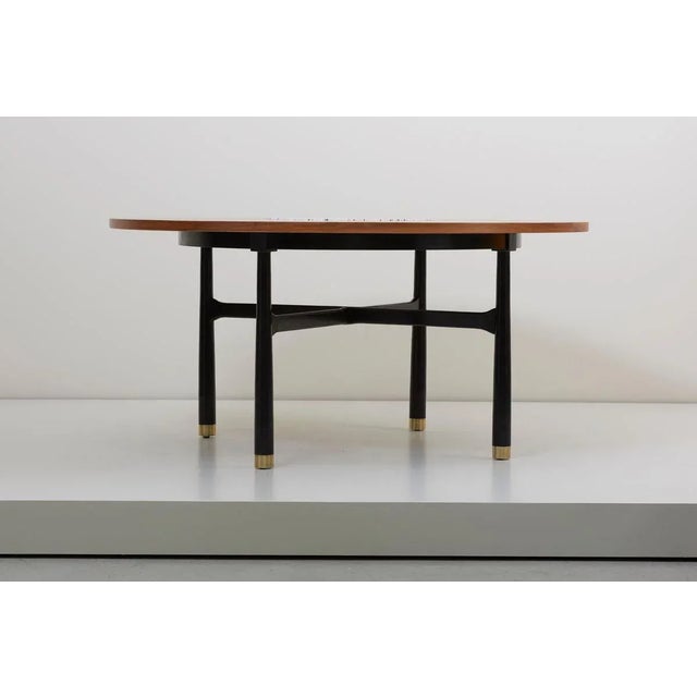 Large Walnut and Terrazzo Marble Table by Harvey Probber, 1960s For Sale - Image 9 of 14