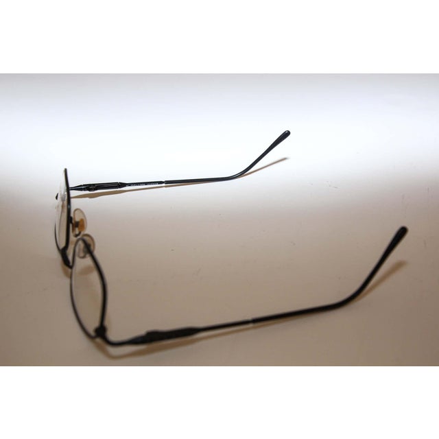 Vintage Maserati Eyeglasses, Hand-Crafted Titanium, 1980s Italy Style For Sale - Image 12 of 14