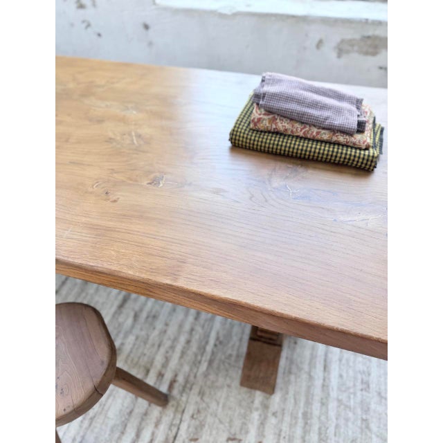 Monastery Table in Oak, 1950s For Sale - Image 18 of 18