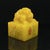 1980s Vintage Chinese Shoushan Tianhuang Stone Seal With Mythical Beast Finial For Sale - Image 5 of 9
