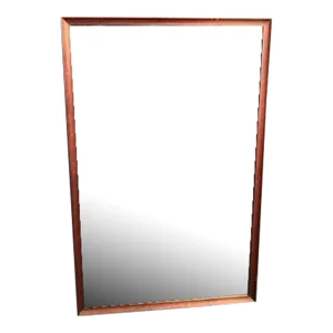 Mid 20th Century Wall Mirror With Wood Frame