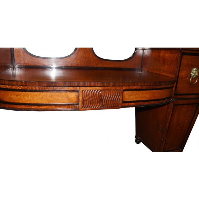Wood Regency Satinwood and Brass Sideboard For Sale - Image 7 of 8