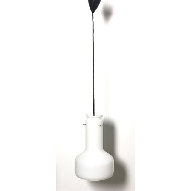 Vintage Opaline Glass Lamp, Italy, 1960s For Sale - Image 7 of 7