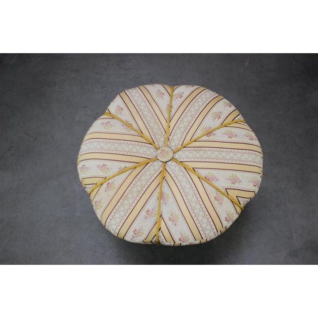 Elegant original 1950s stool attributed to renowned Czechoslovak furniture designer Jindřich Halabala, originating from...