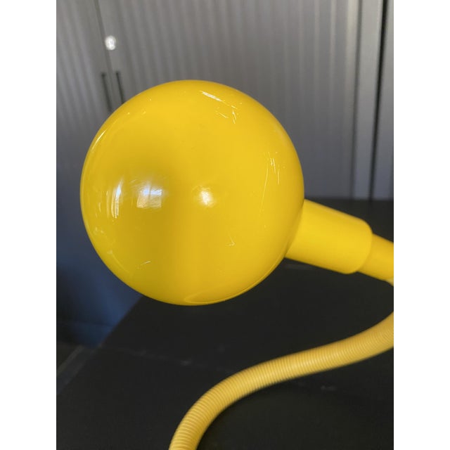 Vintage Pop Yellow Hebi Lamp by Isao Hosoe for Valenti, 1970s For Sale - Image 12 of 18