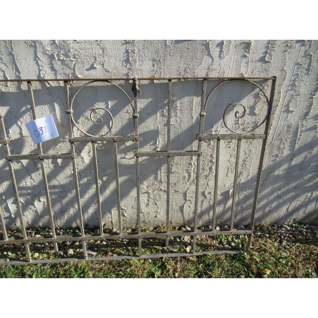 Antique Victorian Iron Gate For Sale - Image 4 of 6