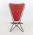 Mid-Century Modern Pipsan Saarinen Swanson Red Canvas Chair For Sale - Image 3 of 8