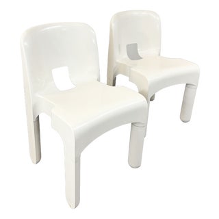 Italian Postmodern Universale Chairs by Joe Colombo for Kartell, 1960s, Set of 2 For Sale