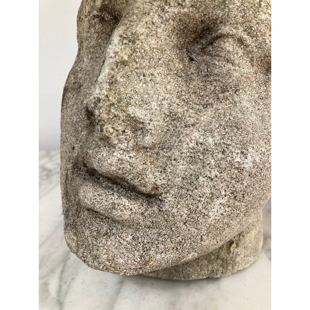 Stone Statuary Head of Venus For Sale - Image 10 of 11