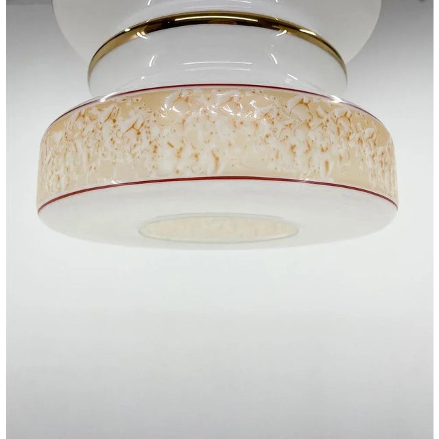 Mid-Century Glass Pendant, Czechoslovakia, 1970s For Sale - Image 6 of 8