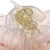 Glass Antique Murano Pink Opal Gold Flecks Iridescent Diamond Quilted Surface Italian Art Deco Glass Serving Bowl For Sale - Image 7 of 12