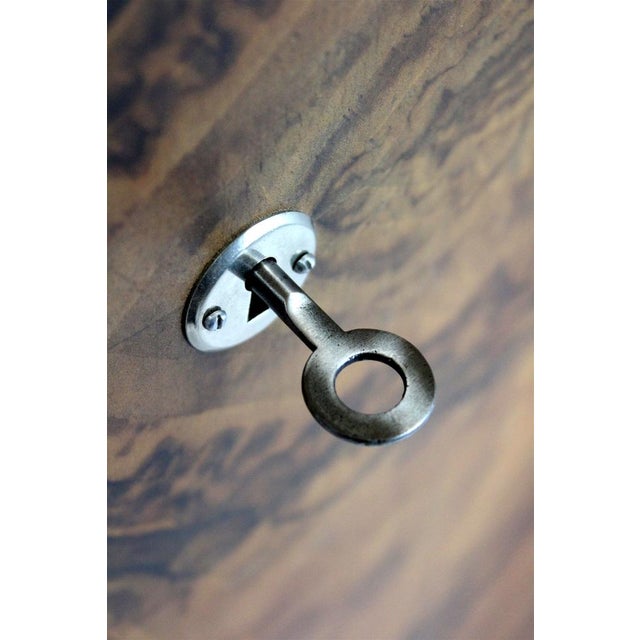 Art Deco Walnut Veneer Wardrobe, Czechoslovakia, 1930s For Sale - Image 6 of 18