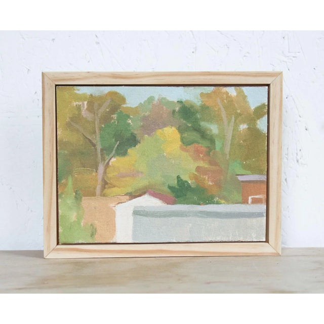 Contemporary Northeast Fall Framed Oil Painting by Michelle Farro For Sale - Image 3 of 12