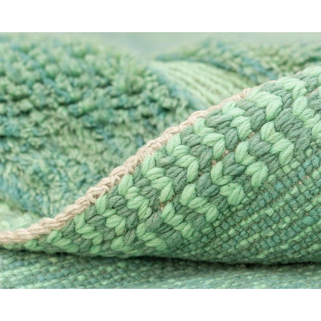 Hand-Knotted Wool Rug by Azele Studio For Sale - Image 9 of 11