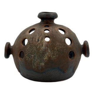 Sculptural Ceramic Tealight Lantern by Carstens Tönnieshof, West Germany, 1970s For Sale