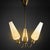 Scandinavian mid-century pendant lamp, produced by an unidentified Swedish manufacturer in the 1950s. Crafted from brass,...