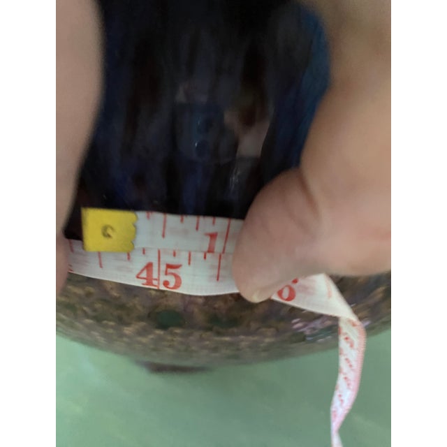 1980s Mark Hines Raku Lidded Pottery Vessel For Sale - Image 15 of 18