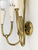 Ivory Metal and Brass Four-Light Wall Lamps, 1950s, Set of 4 For Sale - Image 17 of 18