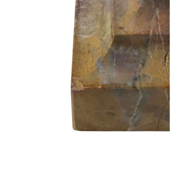 Grand Tour Italian Specimen Marble Obelisk on Pedestal For Sale - Image 12 of 12