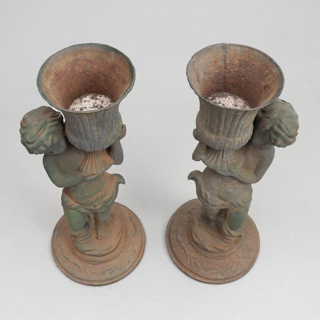 Garden Sculptures, 1900s, Set of 2 For Sale - Image 3 of 6