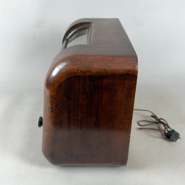 Vintage Model 443 A Valve Radio in Radica Wood from Siare, Milan, Italy For Sale - Image 5 of 14