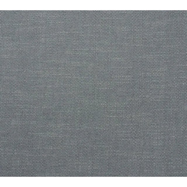 Sample - Schumacher Camarillo Weave Indoor & Outdoor Fabric in Slate For Sale