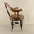 Industrial Early 20th Century Walnut Swivel Barber Chair, Austria For Sale - Image 3 of 13