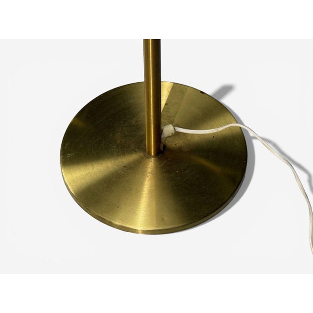 Metal Luxus Vittsjö, Floor Lamps, Patinated Brass, Sweden, 1960s For Sale - Image 7 of 11